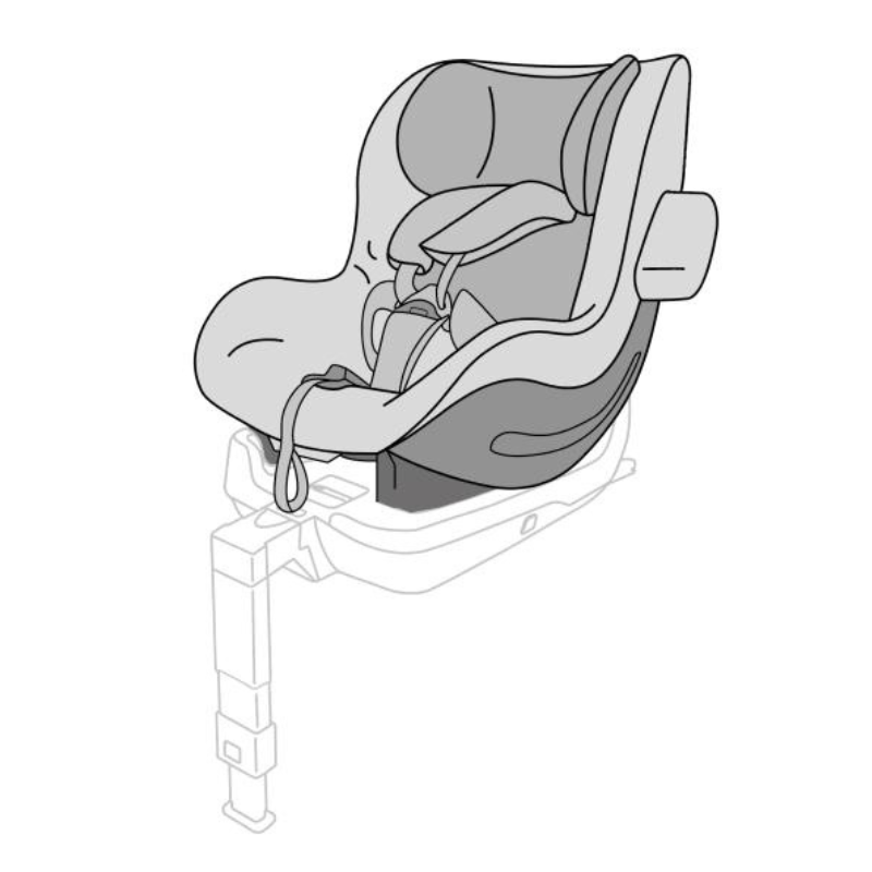 Avionaut AeroFIX 2.0 столче за кола AF.01 GREY