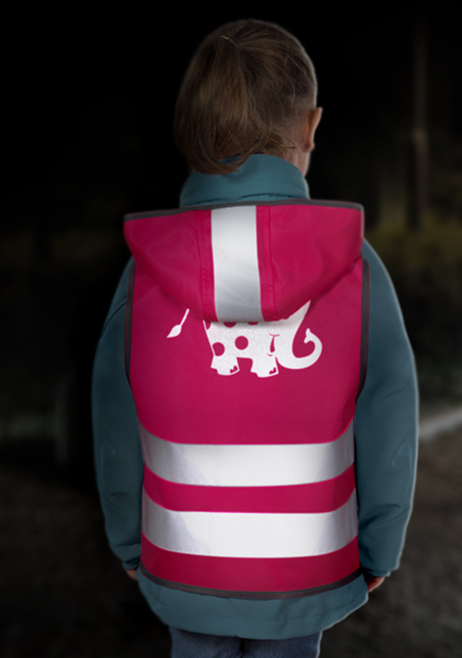 53022 Reer светлоотразителна жилетка розова