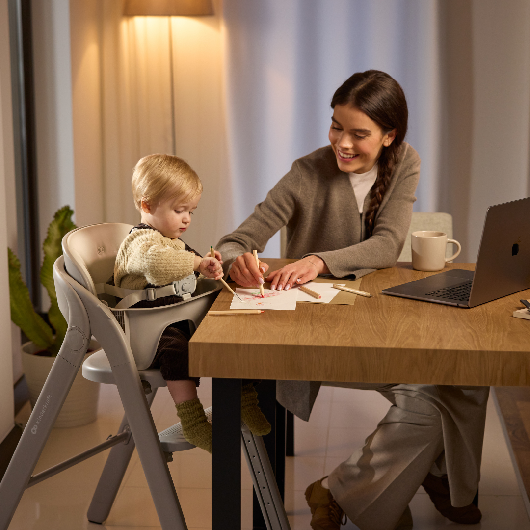 Kinderkraft TINO столче за хранене BEIGE