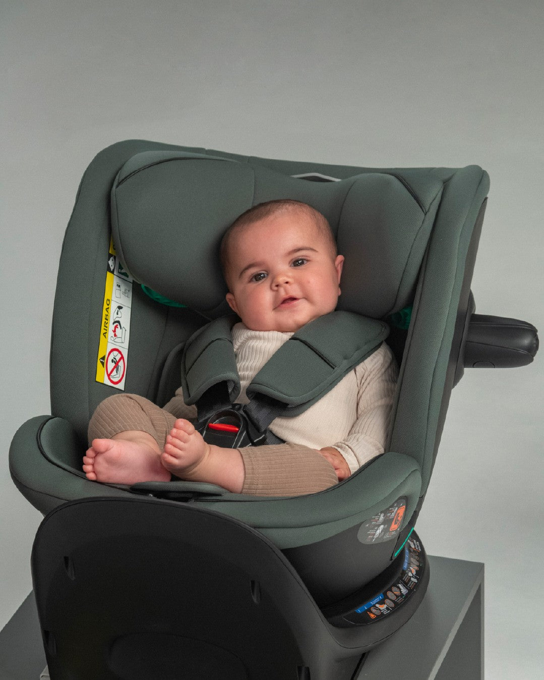 Комплект столче за кола Foppapedretti 3 в 1 Disk Grow i-Size + база Disk i-Size + столче Disk Infant i-Size