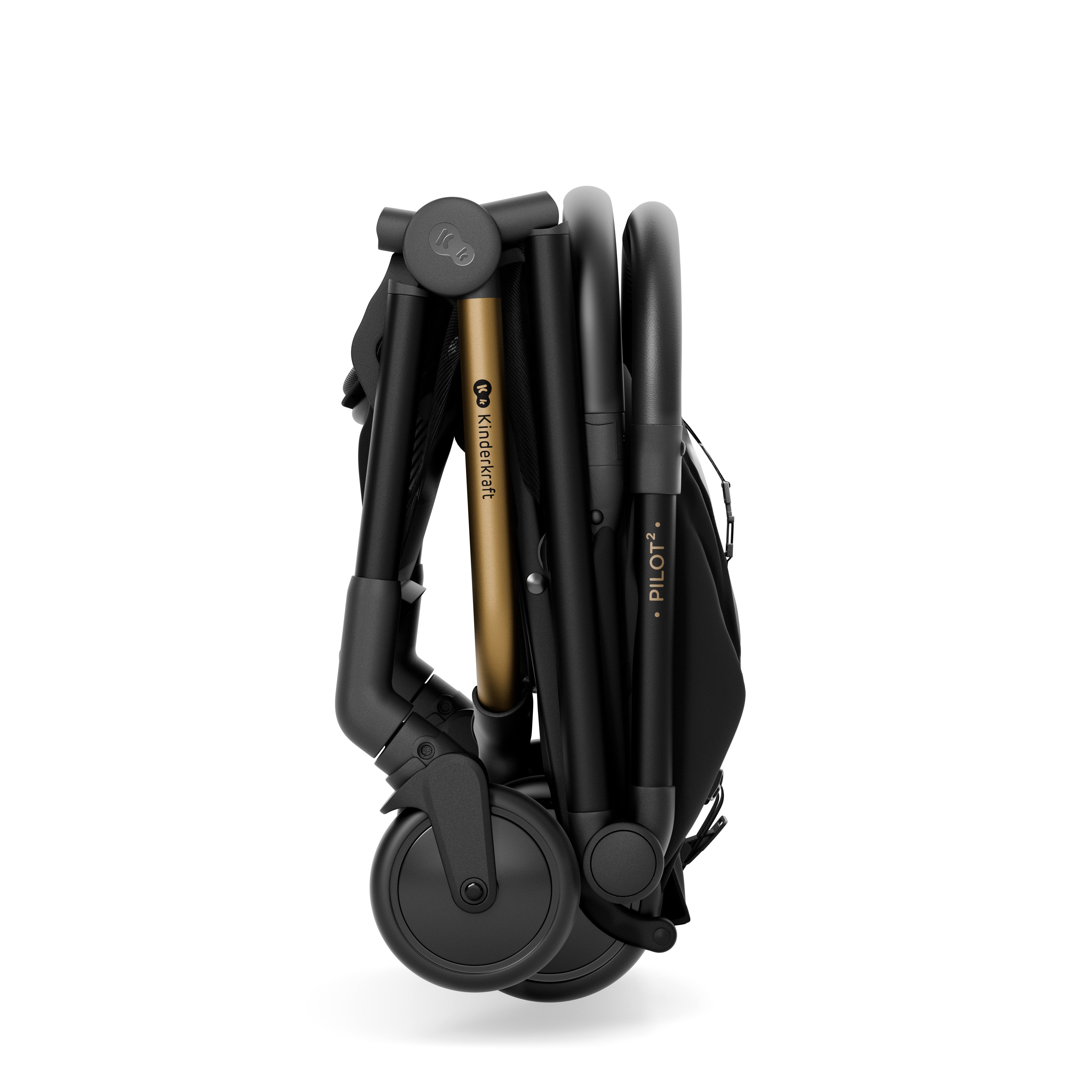 KinderKraft PILOT 2 бебешка количка MIDNIGHT BLACK