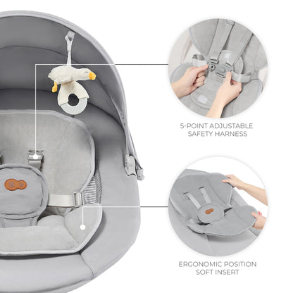 Kinderkraft TULSY шезлонг GREY