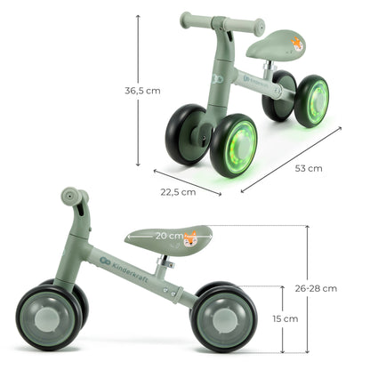 Kinderkraft CUTIE FLASH ride on GREEN