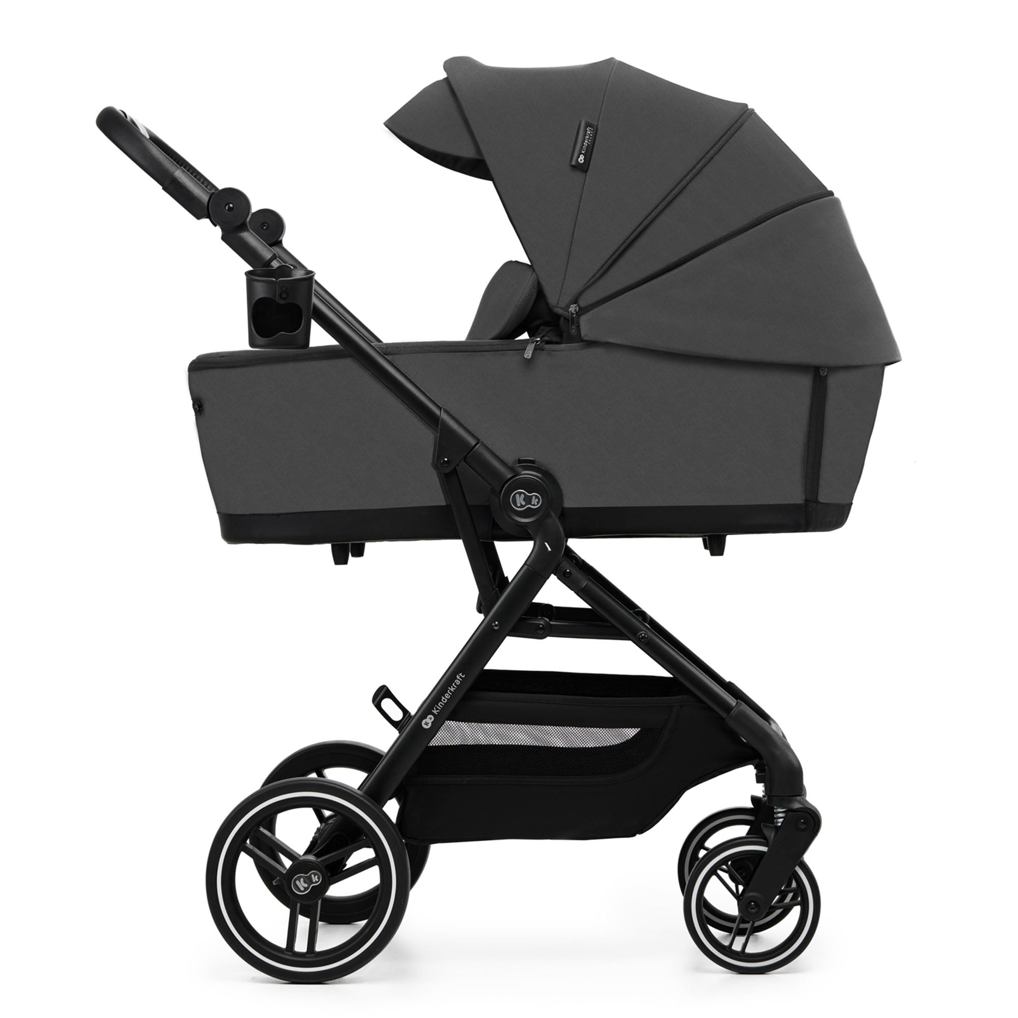 Kinderkraft YOXI бебешка количка 3в1 MOONLIGHT GREY