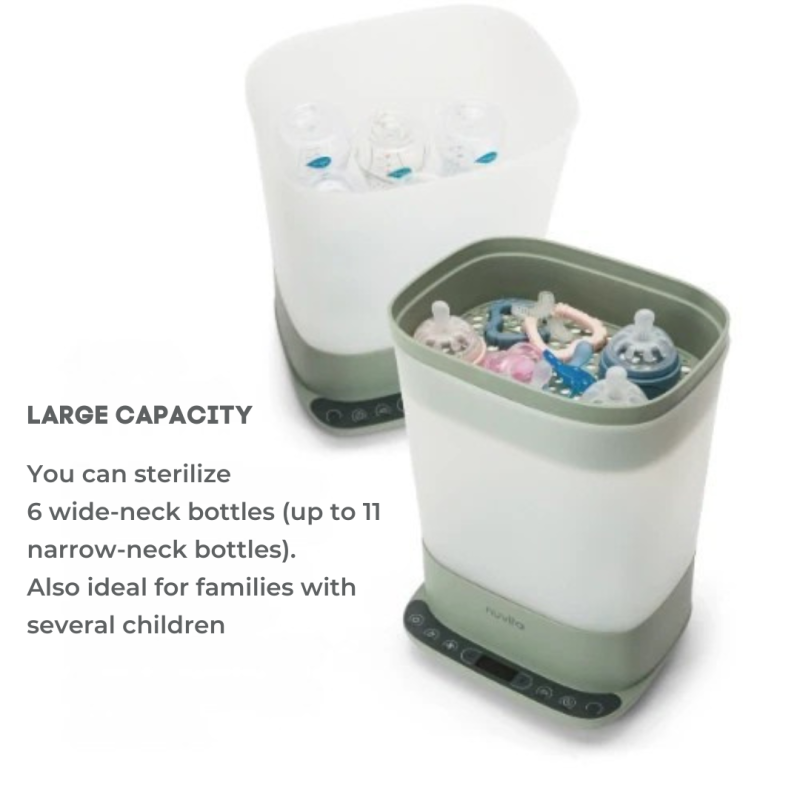 1088 Nuvita Дигитален парен стерилизатор и сушилня SteriDry