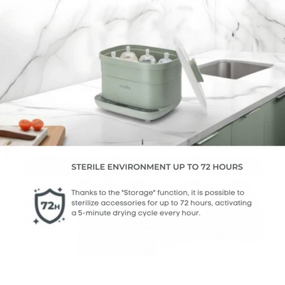 1088 Nuvita Дигитален парен стерилизатор и сушилня SteriDry