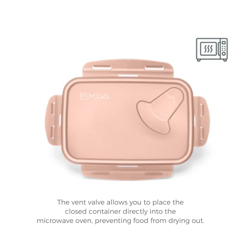 4430 Nuvita голяма кутия за обяд 1000 мл Powder Blue