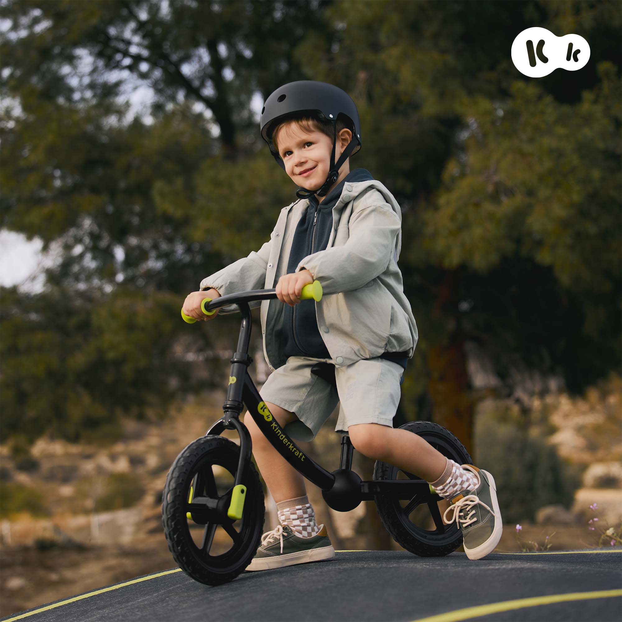 Kinderkraft колело за баланс 2WAY NEXT 2025 BLACK
