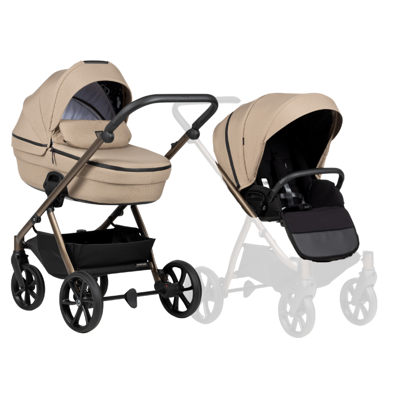 Tutis UNO 6+ бебешка количка 2в1 146 Nougat