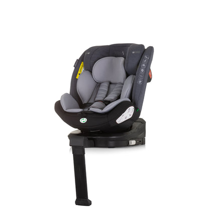 Chipolino Столче за кола 360 I-size 40-150 ТОРИНО сиво ми