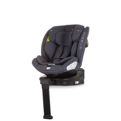 Chipolino Столче за кола 360 I-size 40-150 ТОРИНО гранит