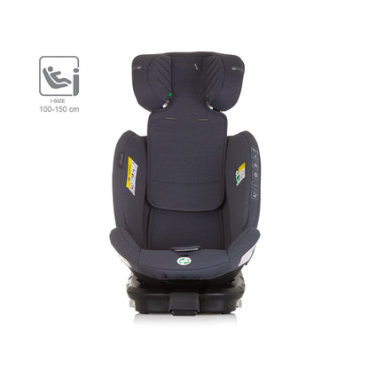 Chipolino Столче за кола 360 I-size 40-150 ТОРИНО гранит