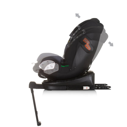 Chipolino Столче за кола 360 I-size 40-150 ТОРИНО обсидиа