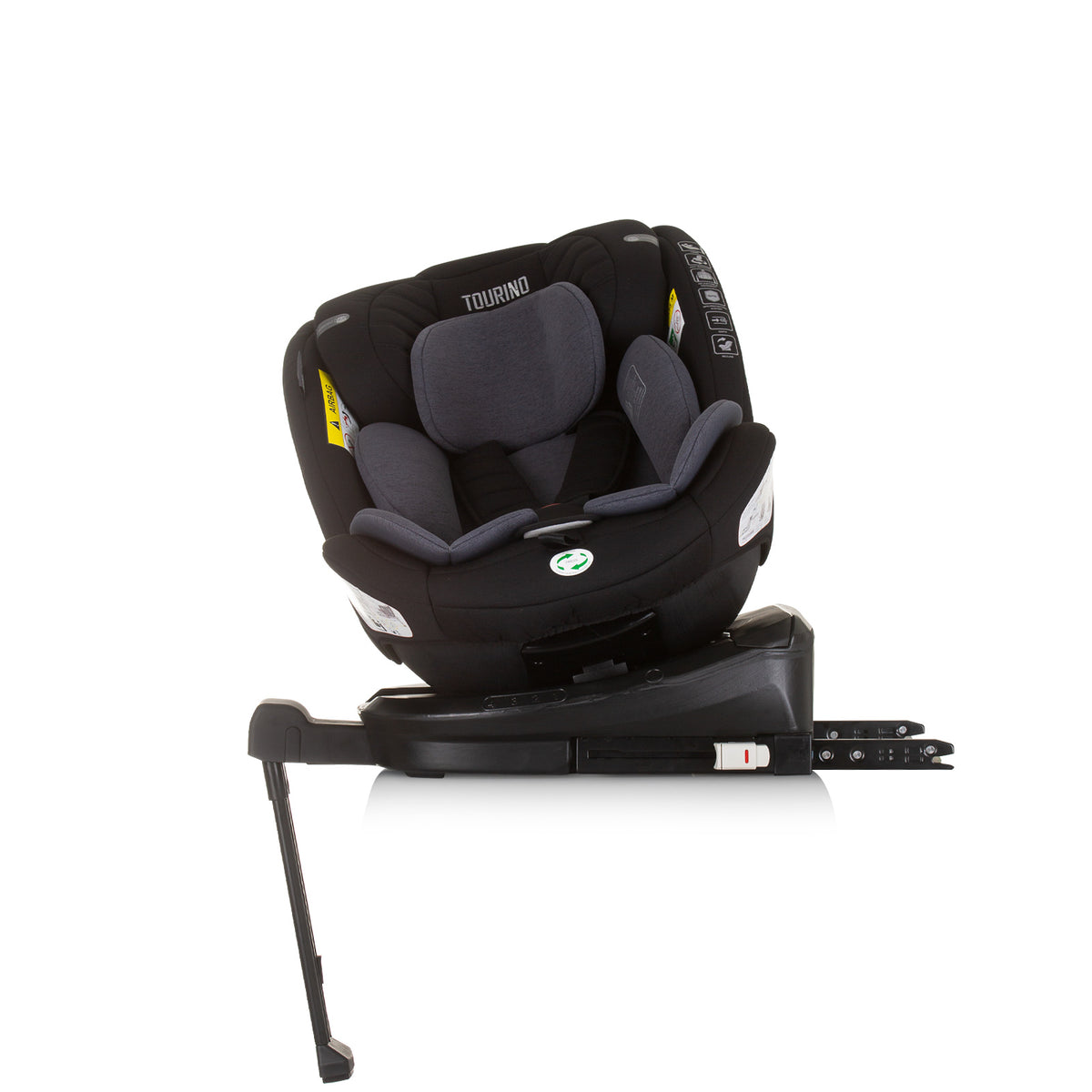 Chipolino Столче за кола 360 I-size 40-150 ТОРИНО обсидиа