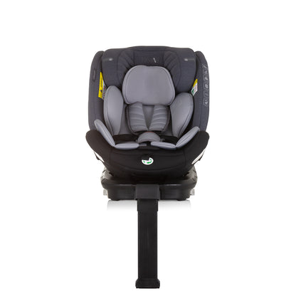 Chipolino Столче за кола 360 I-size 40-150 ТОРИНО сиво ми