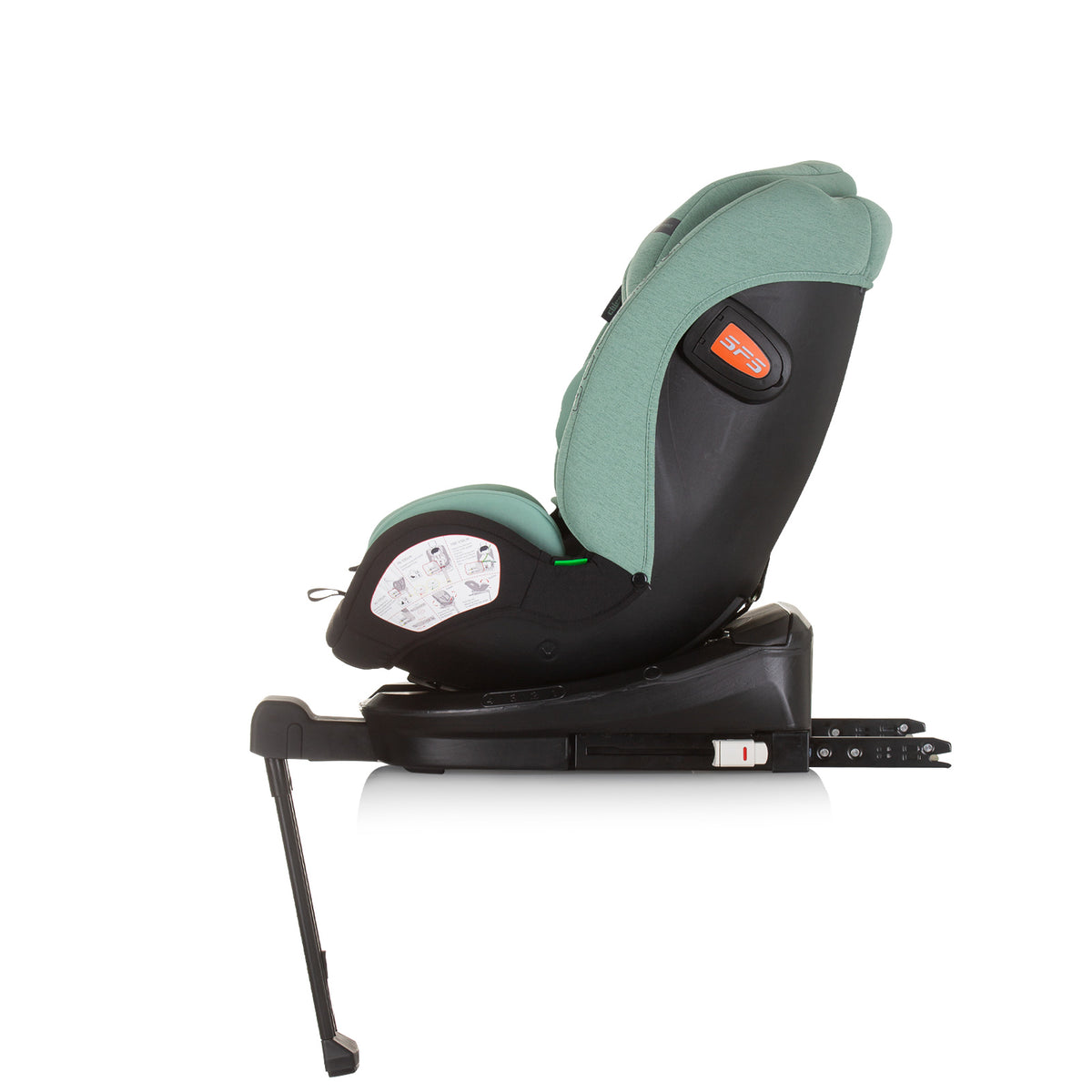 Chipolino Столче за кола 360 I-size 40-150 ТОРИНО зелено