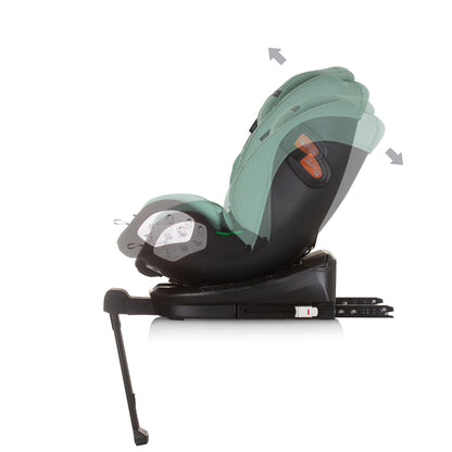 Chipolino Столче за кола 360 I-size 40-150 ТОРИНО зелено