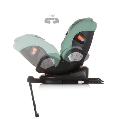 Chipolino Столче за кола 360 I-size 40-150 ТОРИНО зелено