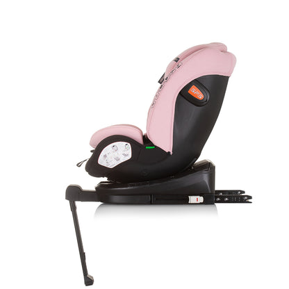 Chipolino Столче за кола 360 I-size 40-150 ТОРИНО фламинг