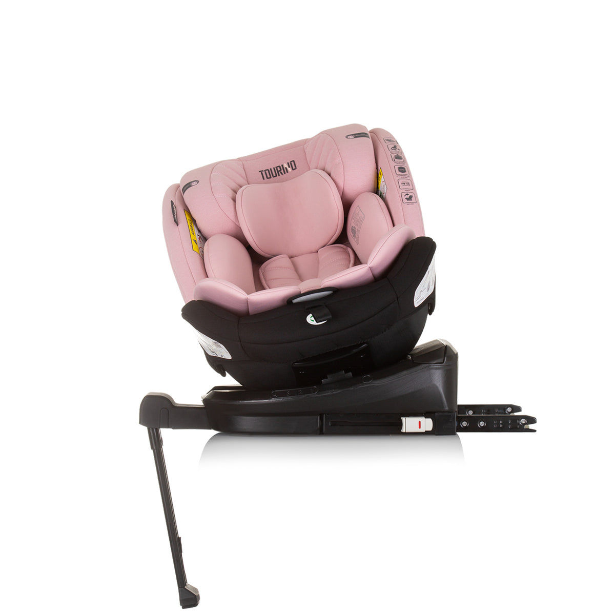 Chipolino Столче за кола 360 I-size 40-150 ТОРИНО фламинг