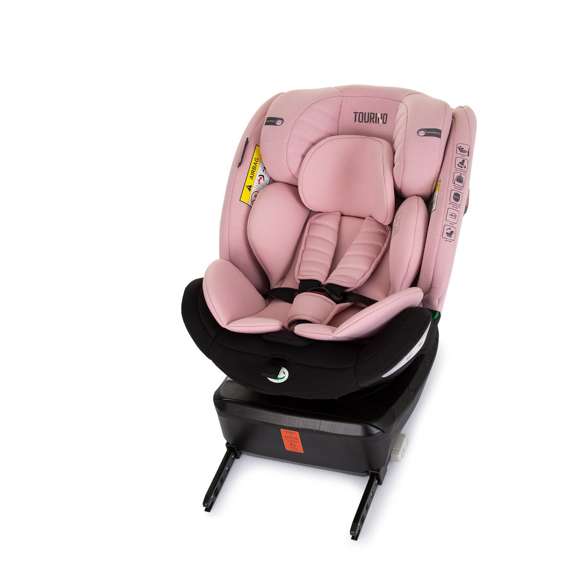 Chipolino Столче за кола 360 I-size 40-150 ТОРИНО фламинг