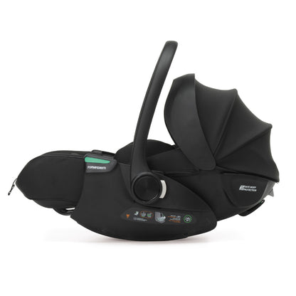 Комплект столче за кола Foppapedretti 3 в 1 Disk Grow i-Size + база Disk i-Size + столче Disk Infant i-Size ebony