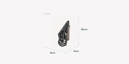 Бебешка количка Anex Modu Double 2 в 1 Greeny