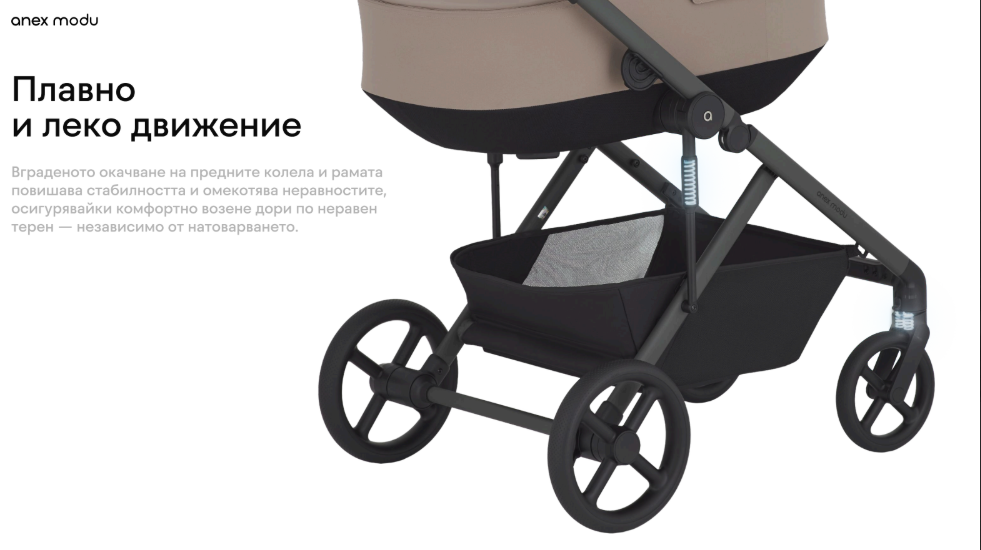 Бебешка количка Anex Modu Double Seat Nighty