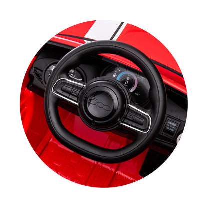 Chipolino Електрическа кола FIAT 500 червена