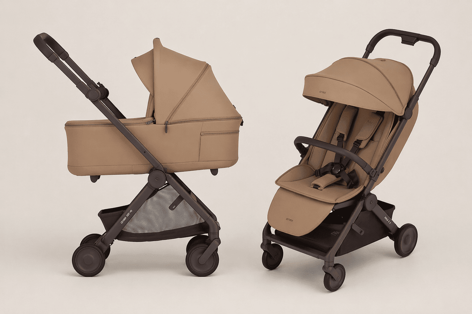 Anex Air-Q бебешка количка 2 в 1  Karamell COMBO Karamell + Karamell/ PRE ORDER АВГУСТ/