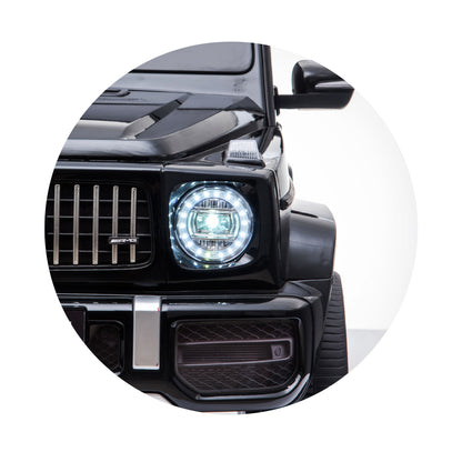 Chipolino Джип MercedesAMG G63 черенEVAгуми,коженa