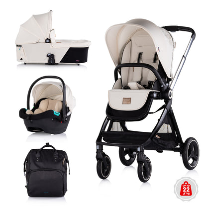 Chipolino Бебешка количка 3 в 1 Elite
