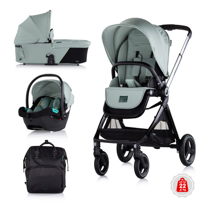 Chipolino Бебешка количка 3 в 1 Elite