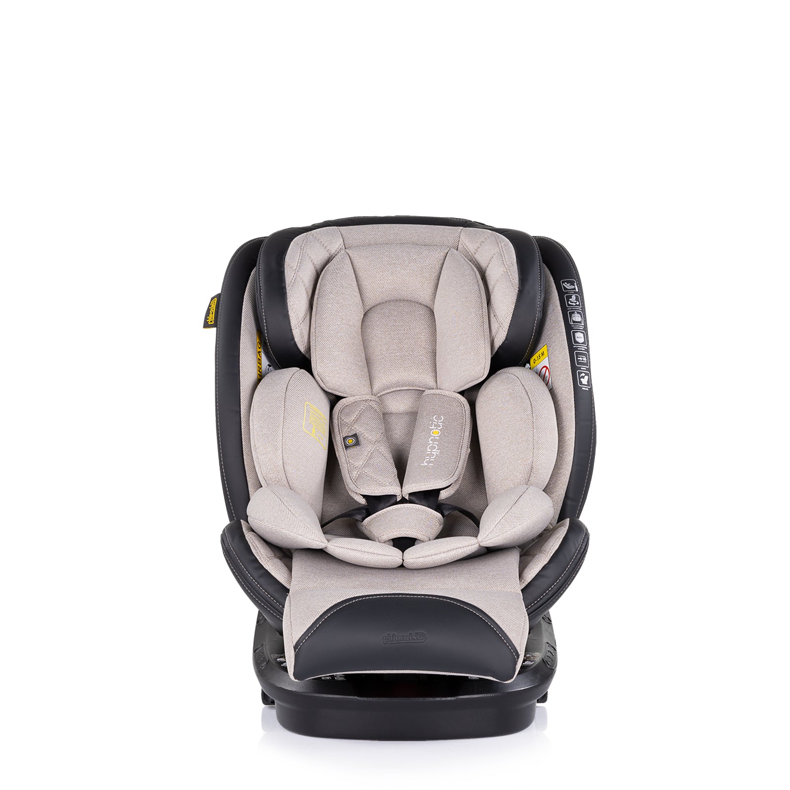 Chipolino Столче за кола360 I-size 40-150 HYPNOTIC тирами