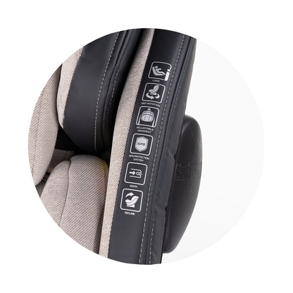 Chipolino Столче за кола360 I-size 40-150 HYPNOTIC тирами