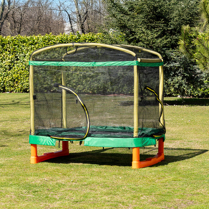 Chipolino Голям батут Playground 200 см.с пързалка зел