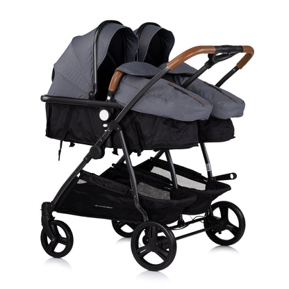 Chipolino Бебешка количка за две деца Duo Smart