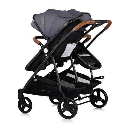 Chipolino Бебешка количка за две деца Duo Smart