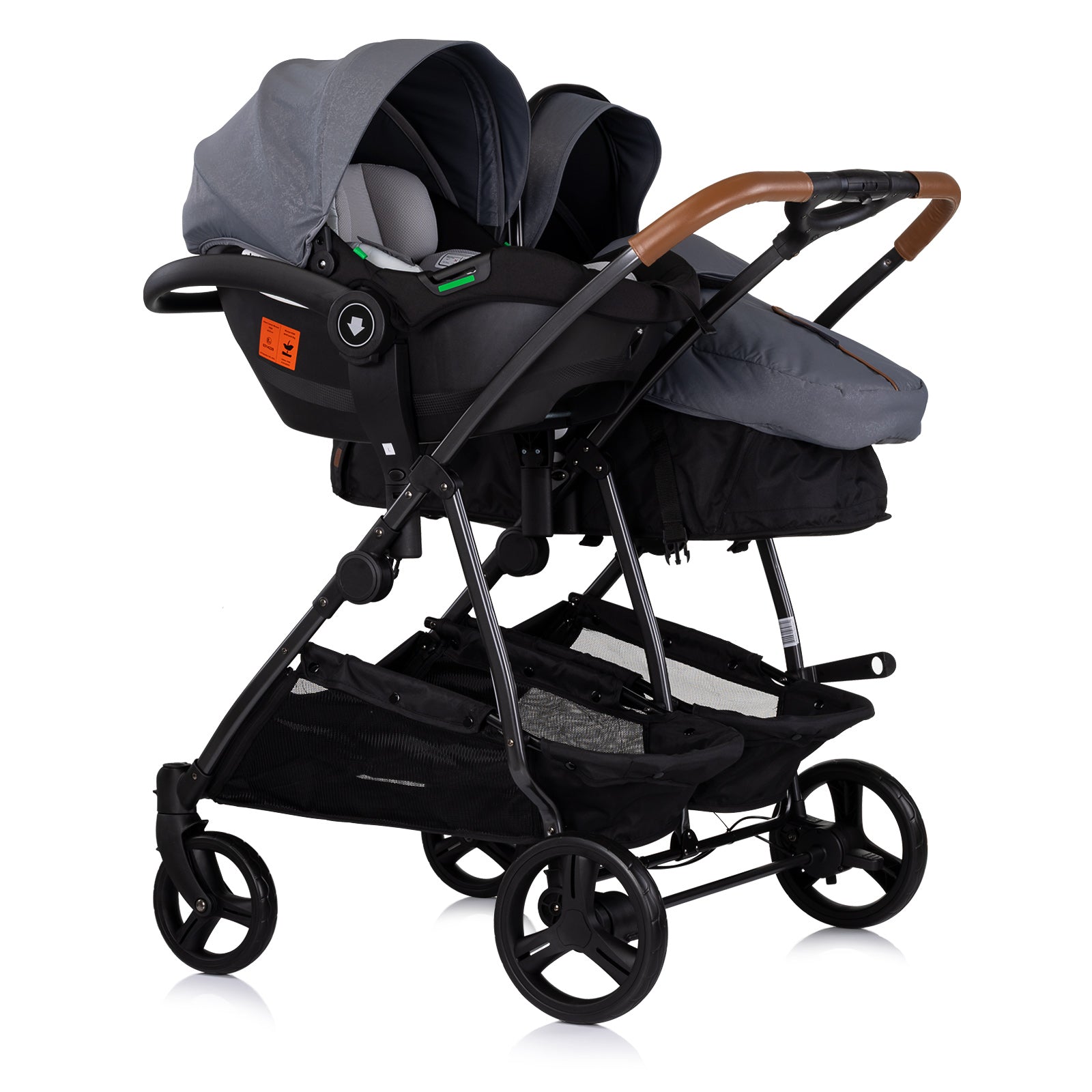 Chipolino Бебешка количка за две деца Duo Smart