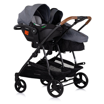 Chipolino Бебешка количка за две деца Duo Smart