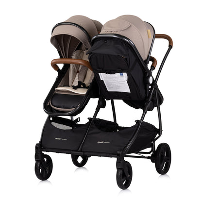Chipolino Бебешка количка за две деца Duo Smart