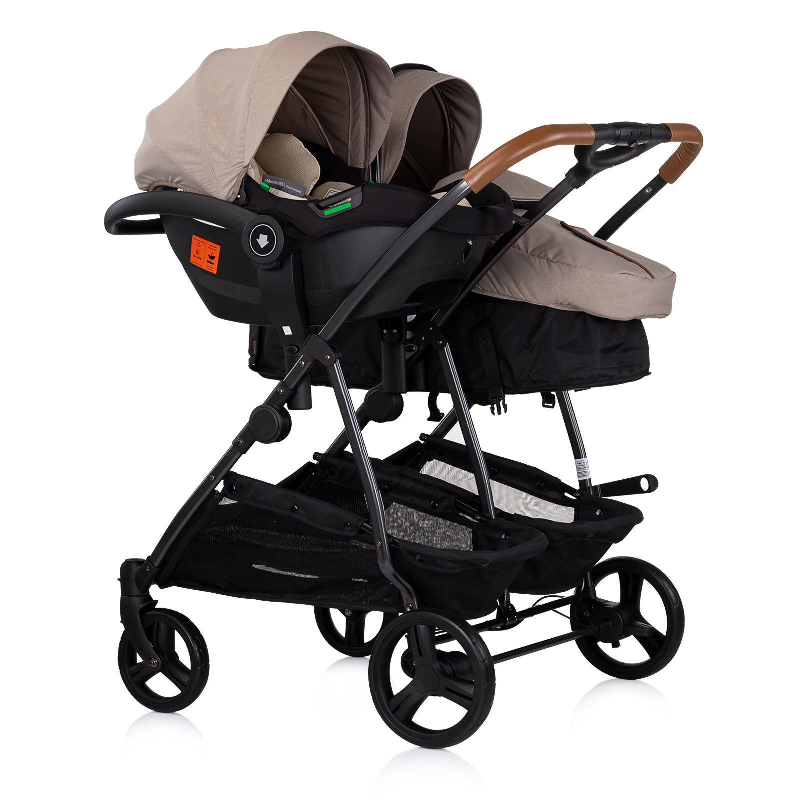 Chipolino Бебешка количка за две деца Duo Smart