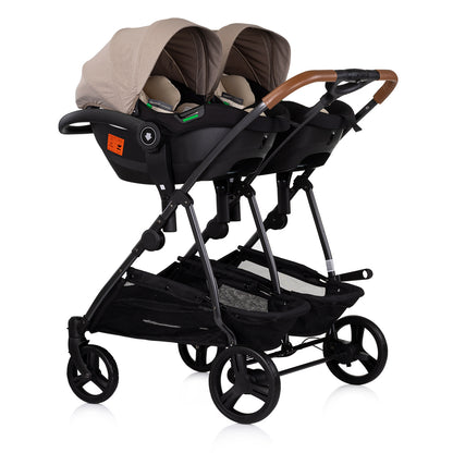 Chipolino Бебешка количка за две деца Duo Smart