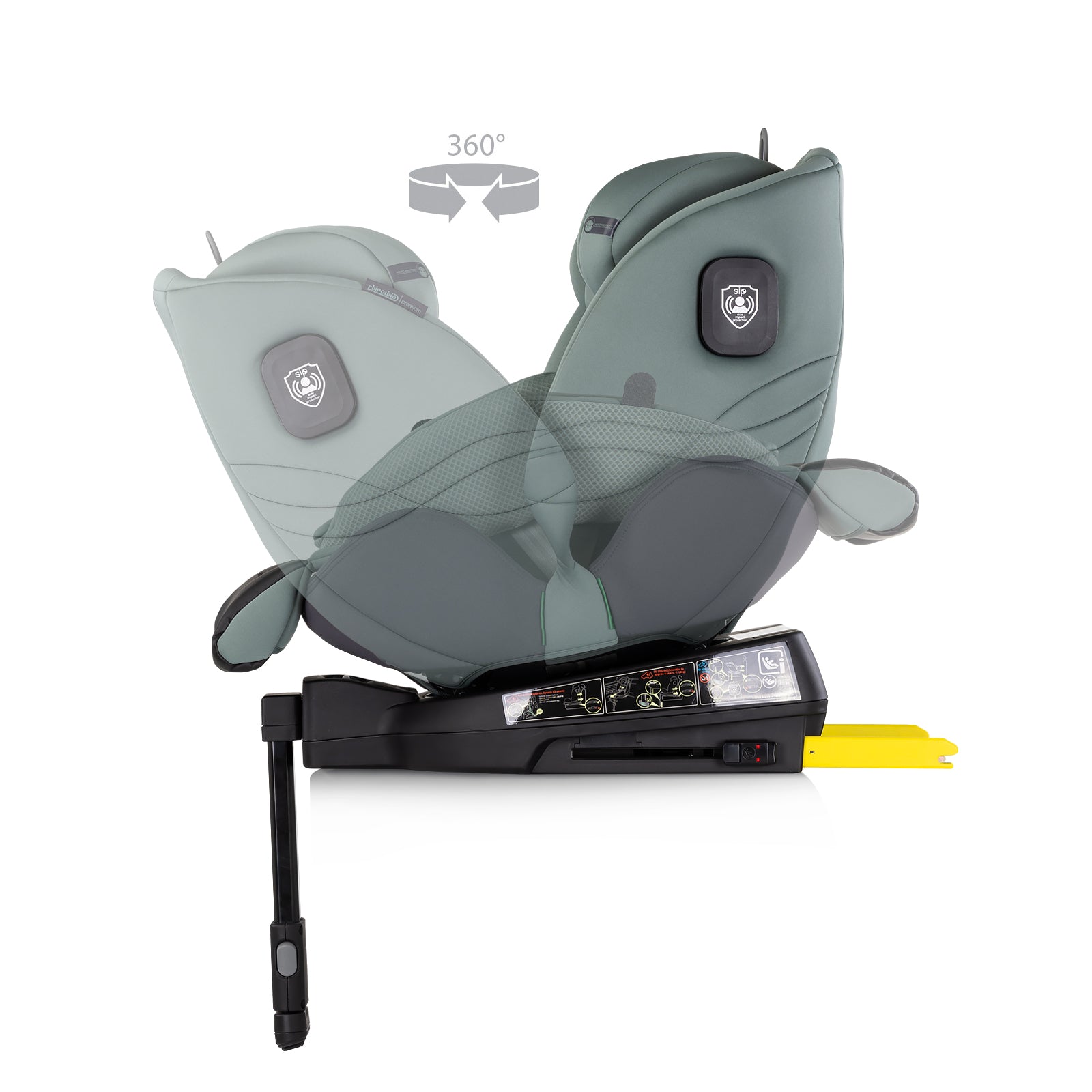 Chipolino Столче за кола 360 I-size 40-150 PREMIUM босиле
