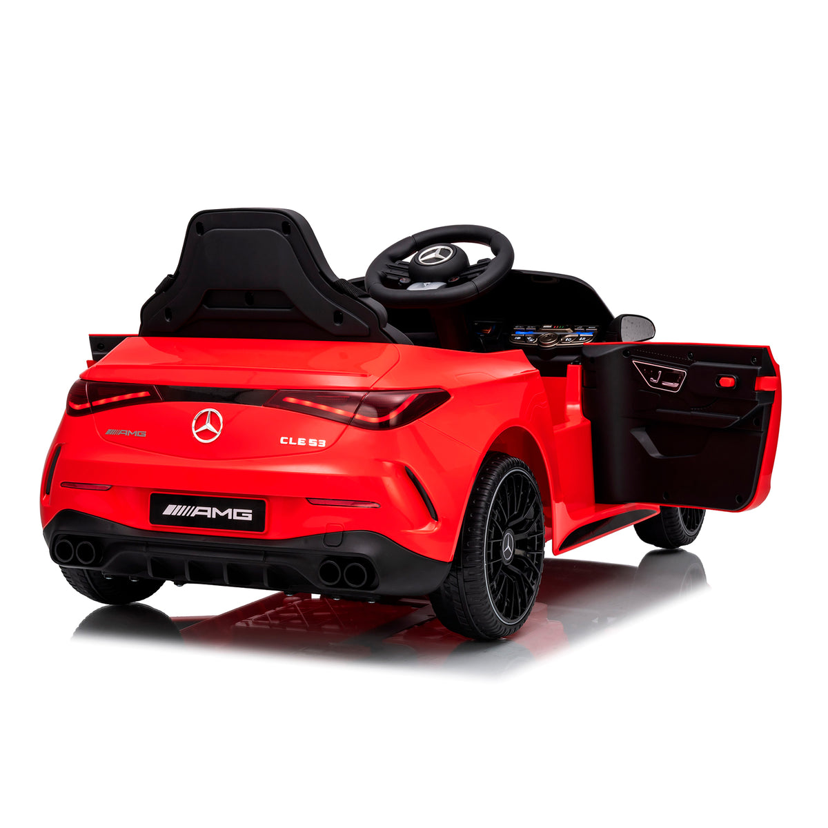 Chipolino Електрическа кола Mercedes AMG CLE 53 червена