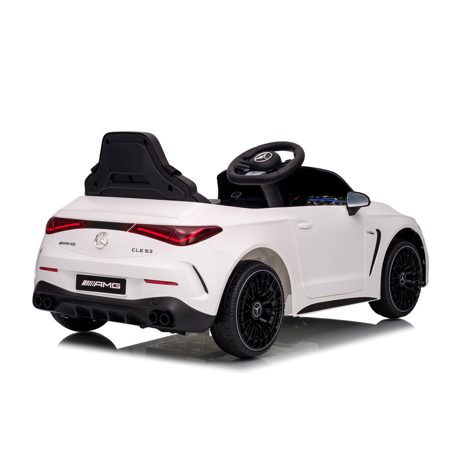Chipolino Електрическа кола Mercedes AMG CLE 53 бяла