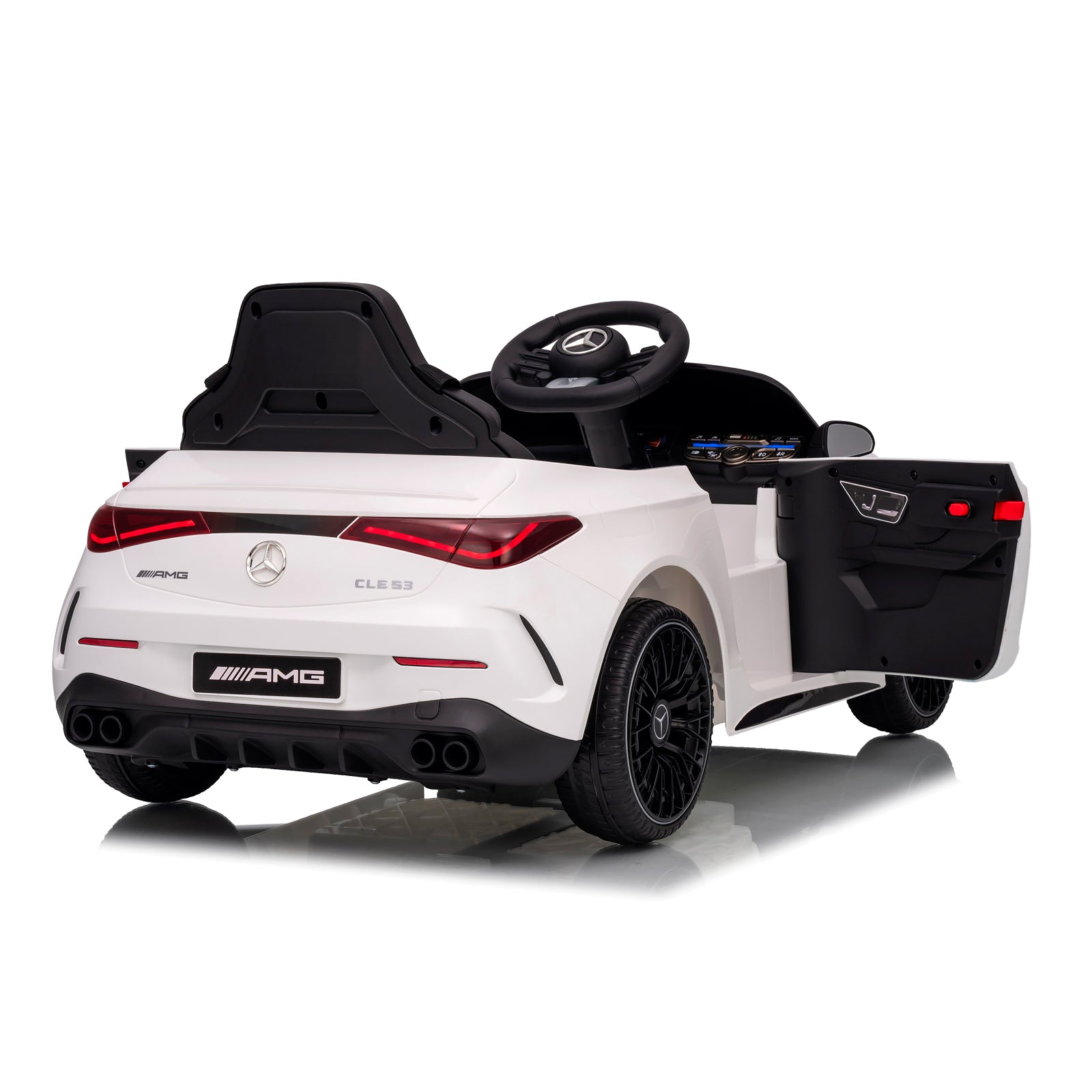 Chipolino Електрическа кола Mercedes AMG CLE 53 бяла