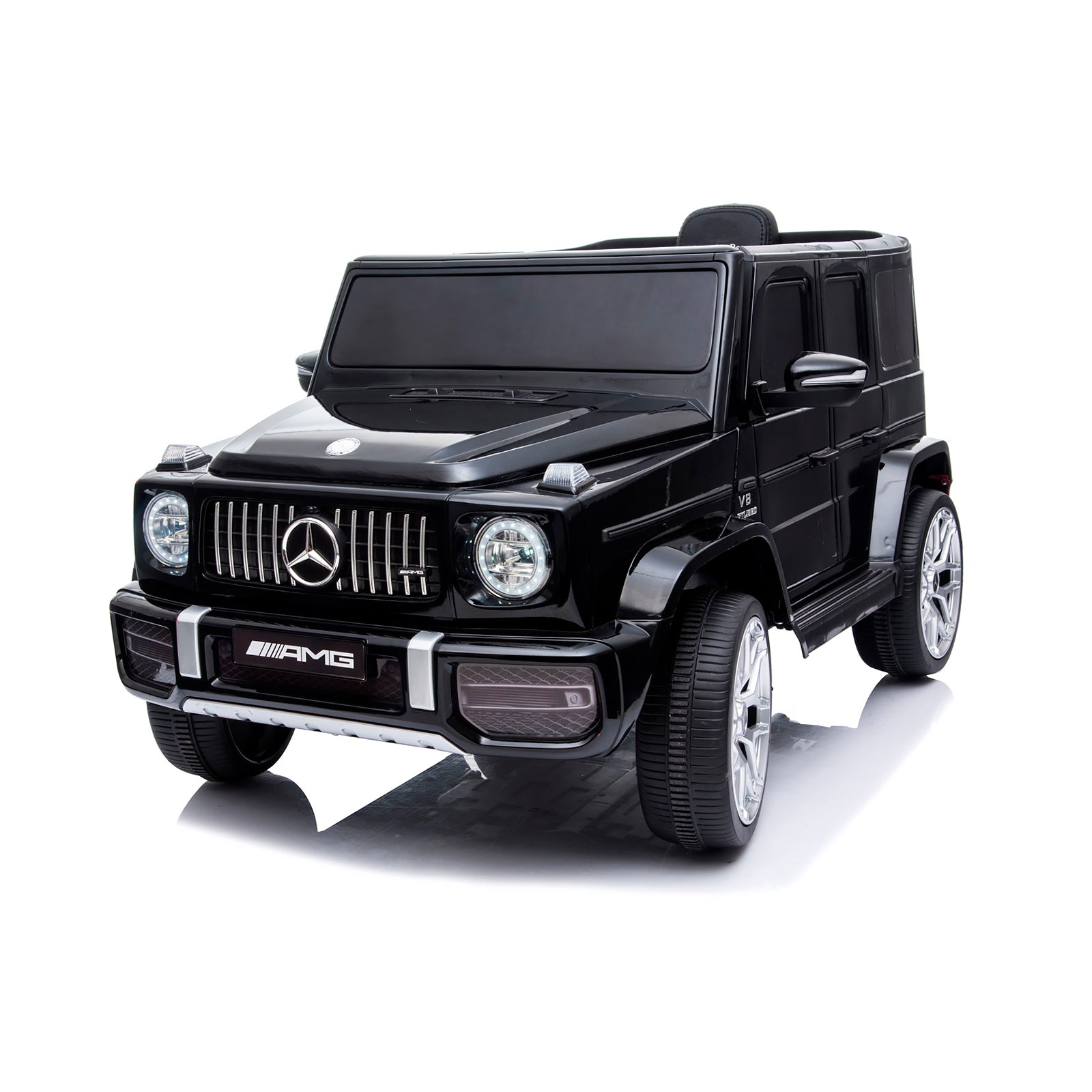Chipolino Джип MercedesAMG G63 черенEVAгуми,коженa