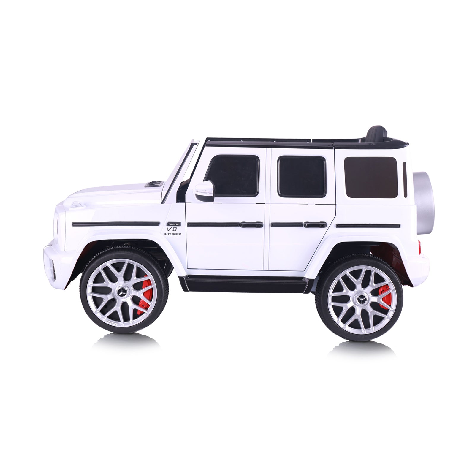 Chipolino Джип Mercedes AMG G63 бял, EVA гуми, кожена
