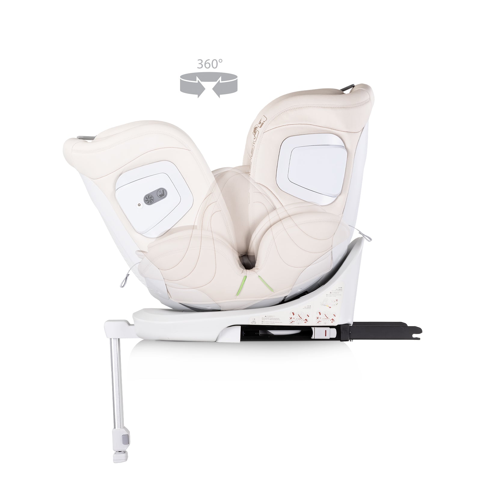 Chipolino Столче за кола360 I-size 40-150 CLIMA AIR бишко